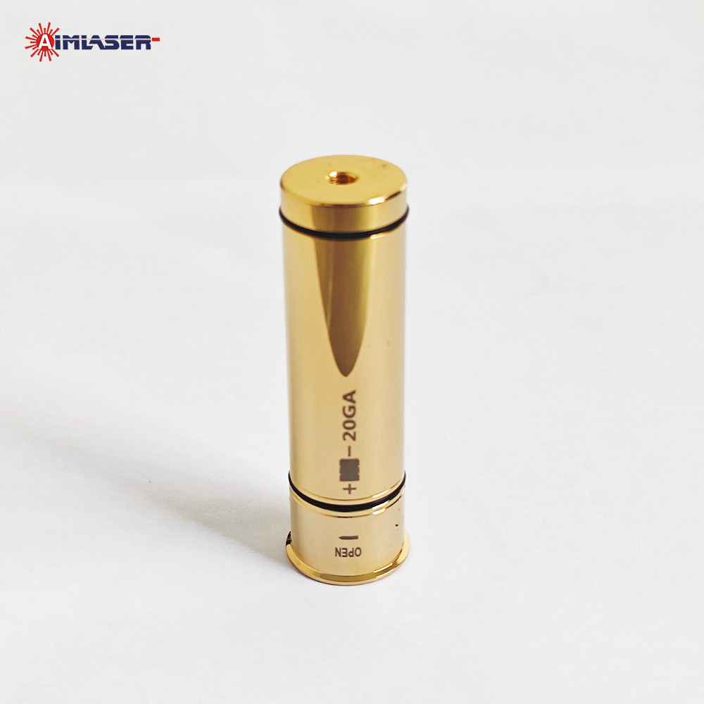 20 Gauge Dry Fire Laser Training Cartridge Gold Plated 20GA Bullet