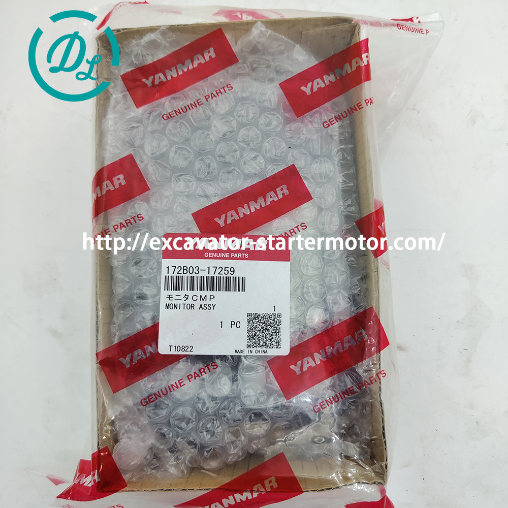 Excavator Monitor 172B03-17259 Yanmar Excavator VIO30-5 40-6 45-6