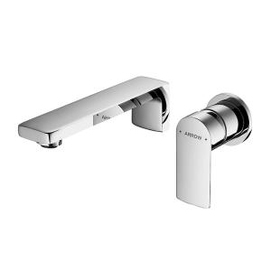 Quality AG4202 Wall Basin Mixer , 200mm 120mm Wall Hung Bathroom Faucet wholesale