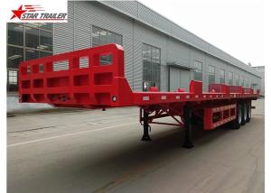Quality 60T Platform Semi Trailer Long Cargos wholesale