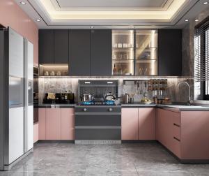 Quality Custom High End Design Oak Solid Wood Modern Kitchen Cabinets wholesale