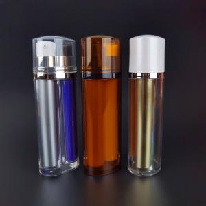 Quality Empty Airless Lotion Pump Bottle 20ml X 2 Dual Chamber Spray Bottle Cosmetic Packaging wholesale