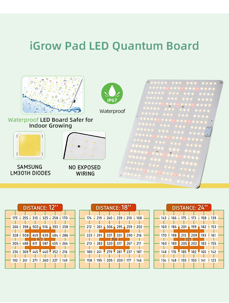 240W Samsung Lm301h Waterproof Led Grow Light Bar