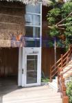 400KG Glass Hydraulic Elevator 6m 0.4m/s Outdoor Elevator For Wheelchair