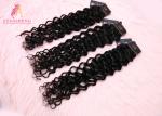 Double Weft Indian Virgin Hair Extensions / No Tangle Italian Wave Hair