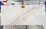 Backlit Pink Vein White Marble Tile Natural Rose Rainbow Onyx