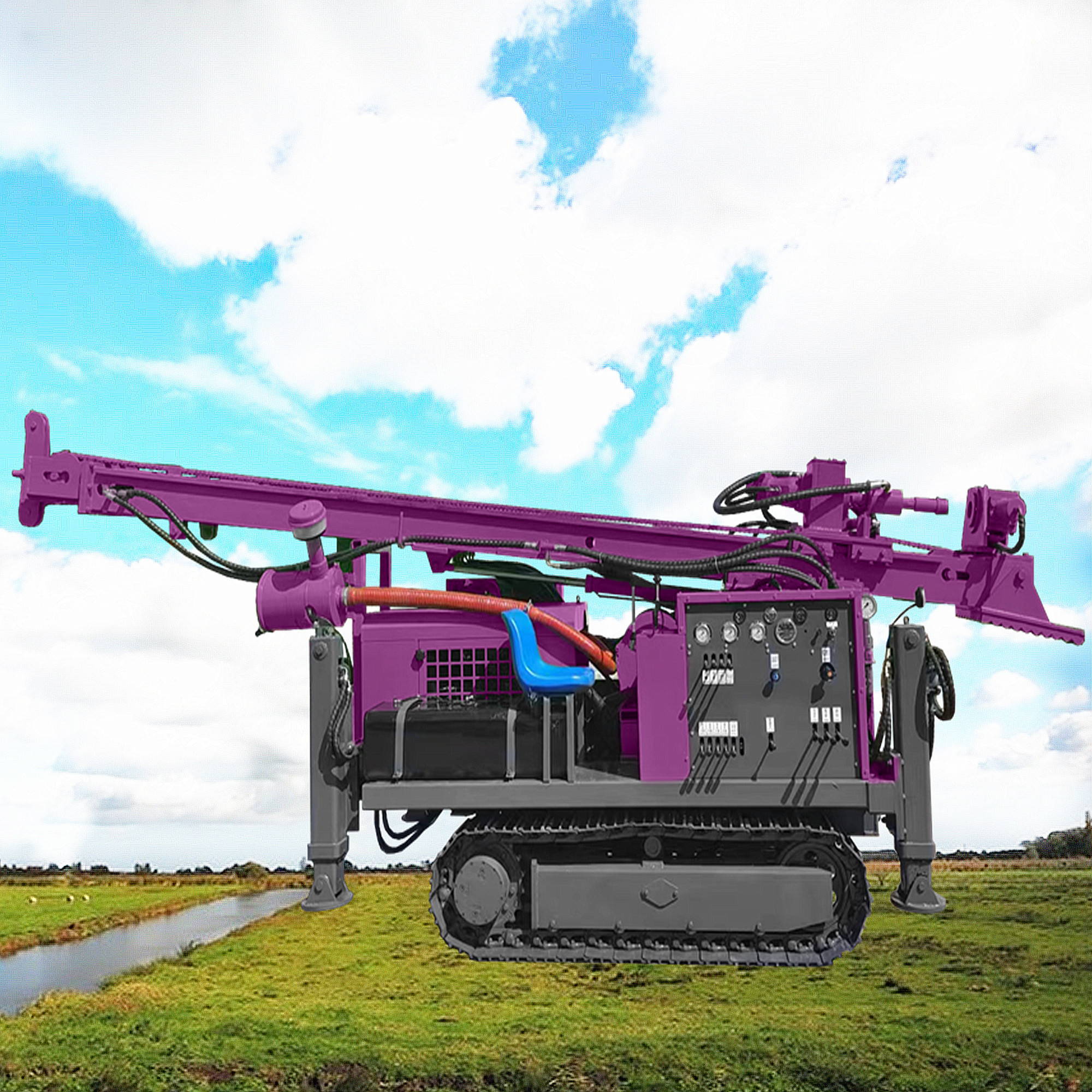 Portable Core Drilling Rig Hydraulic Exploration Geotechnical Core Drilling Rig For Sale