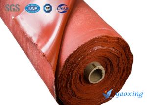 Quality Industrial Smooth Silicone Fiberglass Cloth / Soft Fiberglass Temperature Resistance wholesale