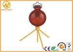 Solar Hazard Traffic Warning Lights optional mounted Barricade Construction