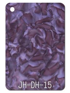 Quality Dark Purple Petal Pattern PMMA Plate Acrylic Panels Door Window Decor wholesale