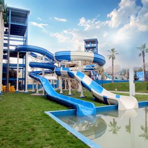 Quality Family Aquatic Playground Spiral Water Slide Playing Ground Water House wholesale