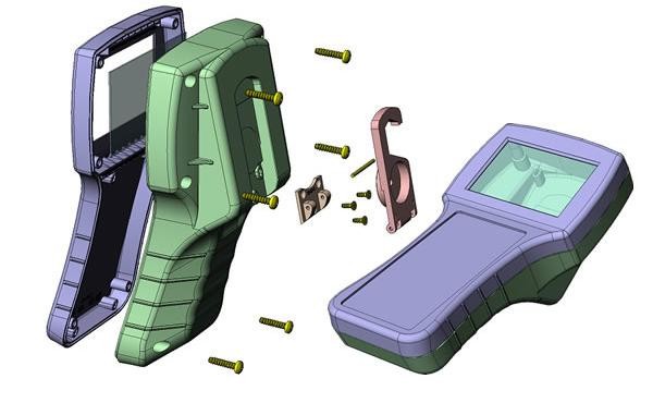 CE SGS Handheld Housing Custom Hand Held Enclosure