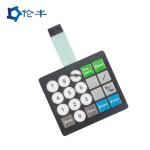 PET Matte F150 Membrane Switch Overlay 3M467 Rim Embossing Button