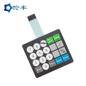 Quality PET Matte F150 Membrane Switch Overlay 3M467 Rim Embossing Button wholesale