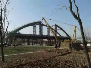 Quality Steel Arch bridge , Steel Concrete Bidge , 30m ~180m, Heavy loading wholesale