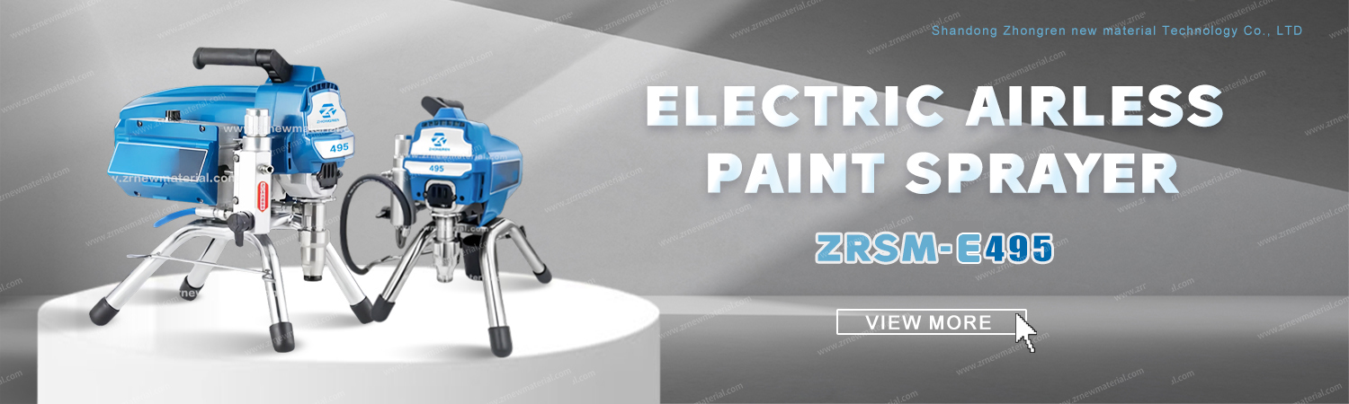Easy Operation 495 Airless Electric Spray Paint Machine 200V 50Hz Painting Walls With Airless Sprayer