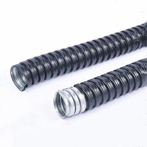 Quality Water Resistant PVC Coated Flexible Hose with PVC Coating Material in Black wholesale