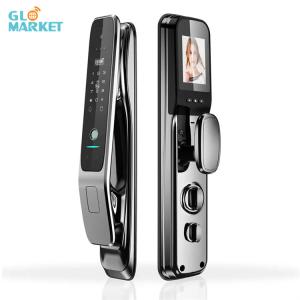 China Aviation Aluminum Alloy Face Recognition Smart Door Lock Cloud Data Storage on sale