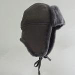 sophisticated technology winter warm trapper shearling hat winter men