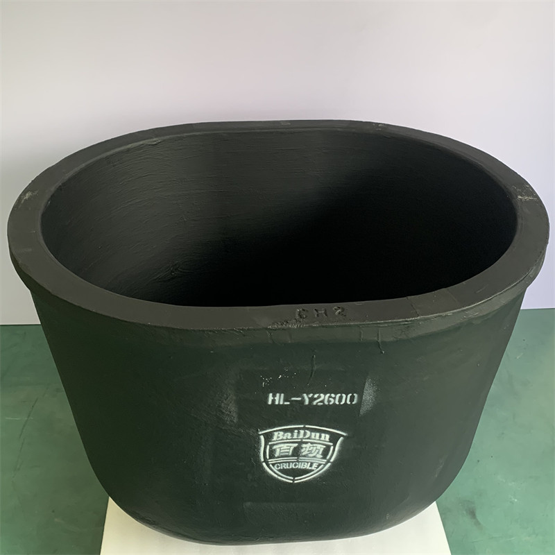 Graphite Materials Thermal Expansion Coefficients Metal Melting Silicon Carbide Graphite Oval Type Crucible