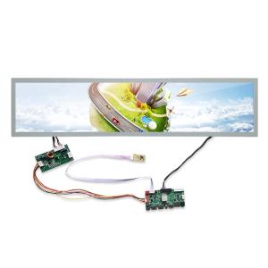 Quality 1366x256 LVDS Sunlight Readable Touch Screen TFT LCD Display Panel 28 Inch wholesale