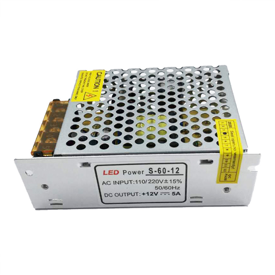 LED Power Supply 60W DC 12V 5A S Power Supply For LED Strip Light