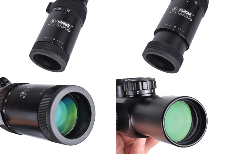 Magnification 2-12x Hunting Optical 35mm One-Piece Tube SF FFP Red and Green Scope