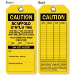 Scaffolding Safety Tag Polyester Waterproof Durable Lockout Tag