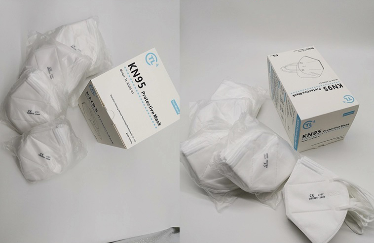 Stock Face Mask Manufacturer Public Protection 5 Layer Earloop Face Mask FFP2/KN95/CE2797