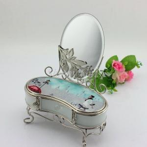 Quality Shinny Gifts Glass Jewelry Box Collective Box for Jewelries wholesale