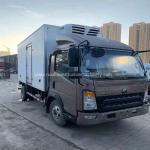 SINOTRUK HOWO 141hp Refrigerated Freezer Truck Engine Cummins