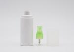 Plastic Cosmetic Spray Bottle Fine Mist Pet 100ml White Cylinder