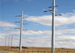 Galvanized Polygonal Steel Electric Power Pole