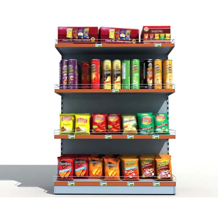 Factory customized color size display shelves store shelves racks for grocery store