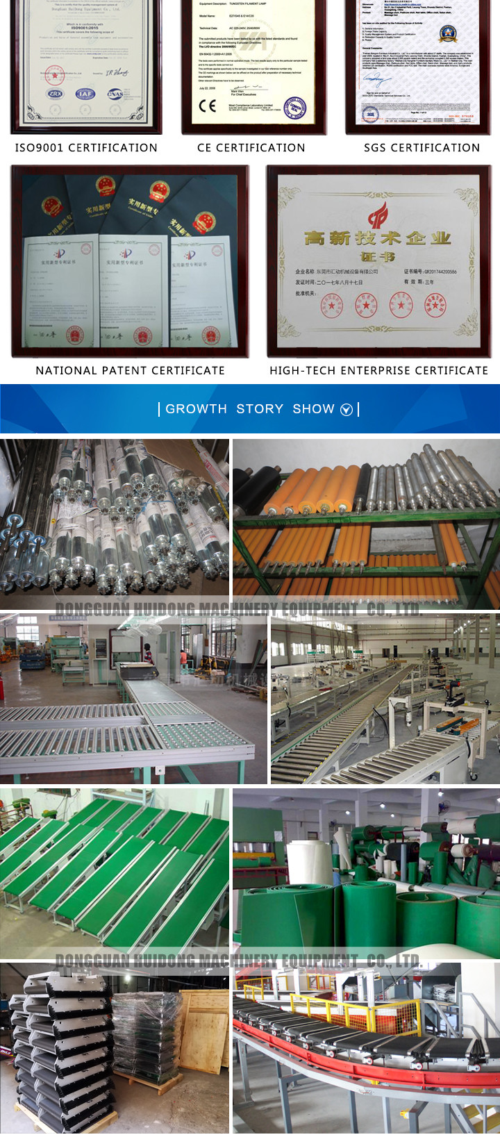 Manual Unloading Mini Roller Conveyor Fire Resistant For Transportation