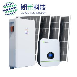 Quality 15kw Solar Rooftop Off Grid Solar System Kit Powerporter 10kwh 200Ah wholesale
