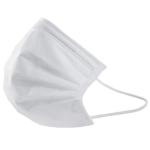 White Disposable Face Mask Absorbs Hot Air High Elastic Ear Hanging