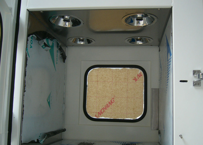 Medical Air Shower Pass Box With Electric Interlock, Stainless Steel 304 Inside,With Blower Fan