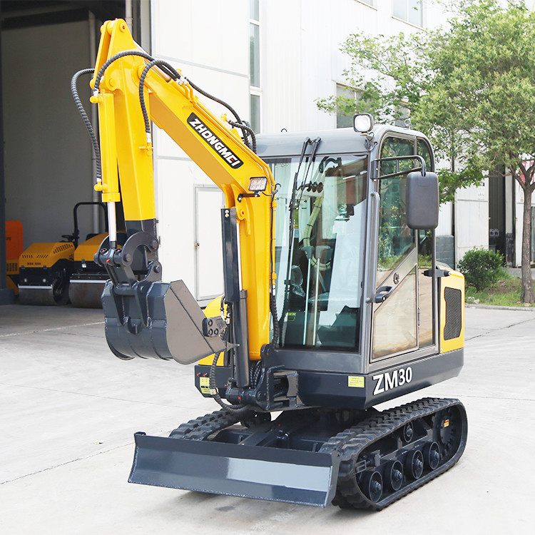 Earth Moving Machine Track Width 230 mm Customized Household Mini Excavator