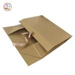 Rectangle Cardboard Perfume Boxes Brown Kraft Paper Eco - Friendly