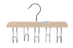 Quality Betterall High Quality Custom Lotus Five Hooks Wood Tie Hanger wholesale