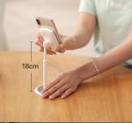 Angle Height Adjustable Cell Phone Stand for Desk, Fully Foldable Phone Holder,