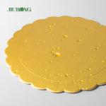Golden Biodegradable Disposable Cake Board Holder 12-14 Inch