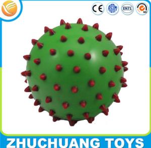 Quality two tone color cheap inflatable pvc massage ball for kids wholesale