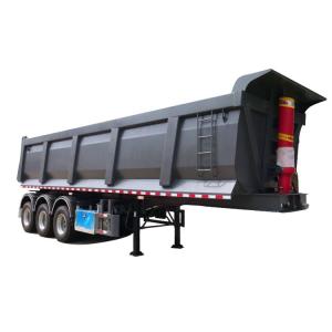 Quality 3/4 Axle 60/80 Tons Semi Tipper Trailer for Sale with Best Price Near Me in Tanzania wholesale