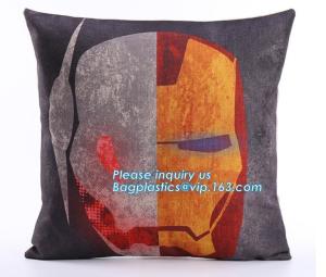 Quality Wholesale creative double sided printing cheap cushions geometric deer custom cushion cover 50x50,applique work cushion wholesale