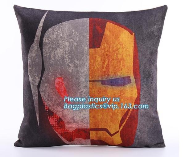 Wholesale creative double sided printing cheap cushions geometric deer custom