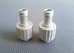 Silver Anodized CNC Machined Aluminum Parts Powder Coating Customized Color