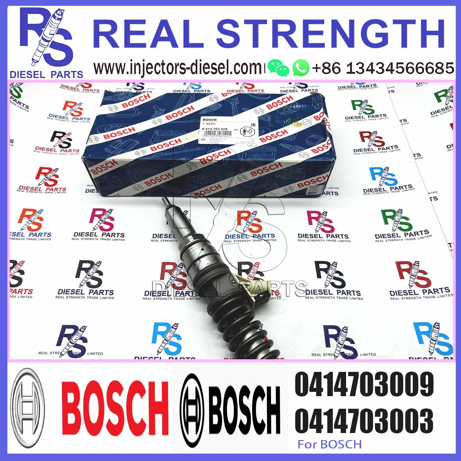 Diesel Injector 0414703008 0414703009 504082373 504132378 0986441025 For Iveco