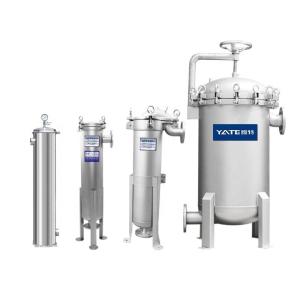 Quality Industrial Stainless Steel Liquid Solid Separator Multi Bag Filter Housing For Farms wholesale